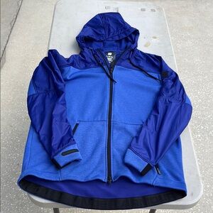 Under Armour Royal Blue Zip-Up Swacket jacket - size XL